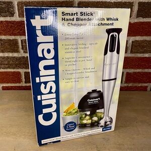 Cuisinart Smart Stick Hand Blender HB154SA Stainless Steel Black